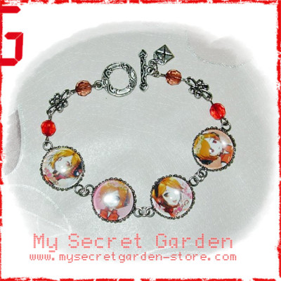 Vocaloid Meiko Sakine 咲音メイコ anime Cabochon Bracelet  Vocaloid Meiko Sakine 咲音メイコ anime Cabochon Bracelet